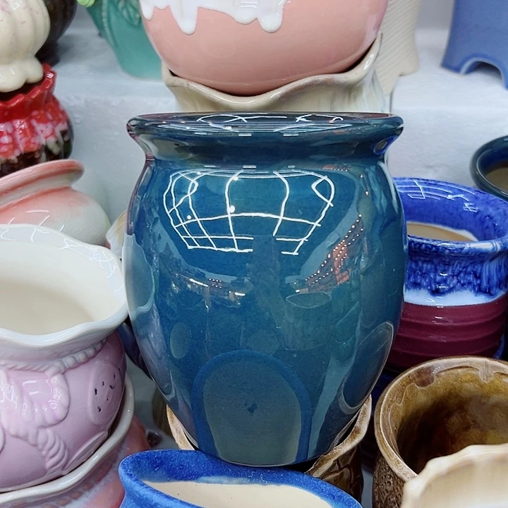 有孔，满10元发货多肉陶瓷花盆