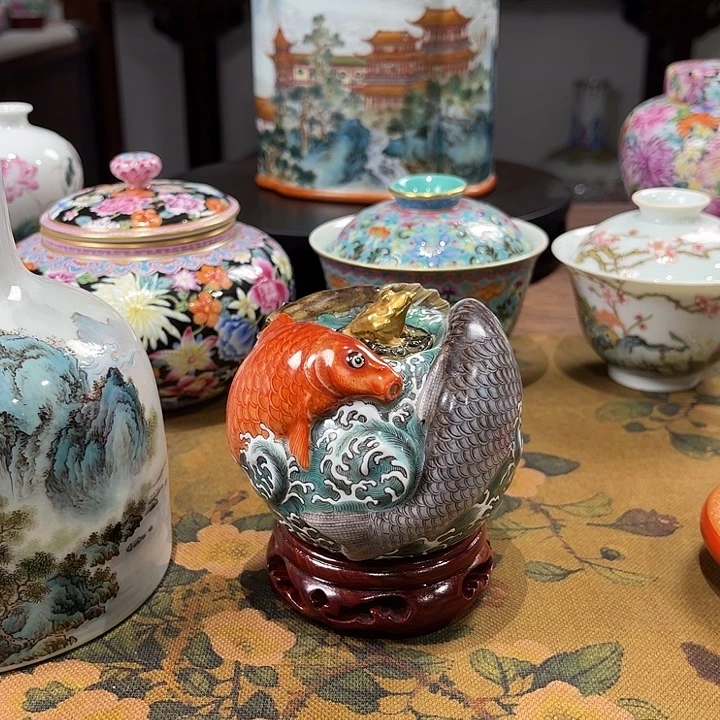 橙***生精品陶瓷传世收藏