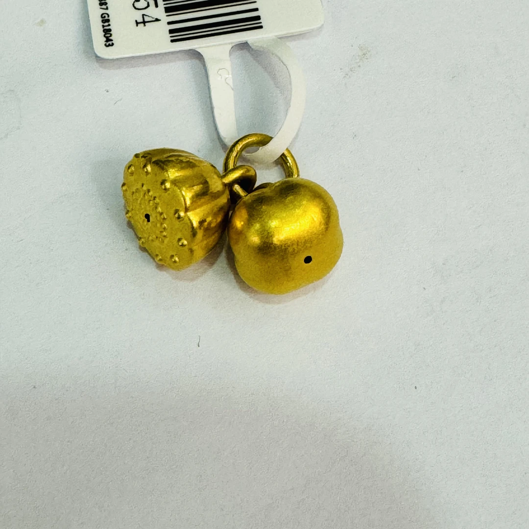 【思思专享】足金999饰品 两世欢吊坠 1.54 GP