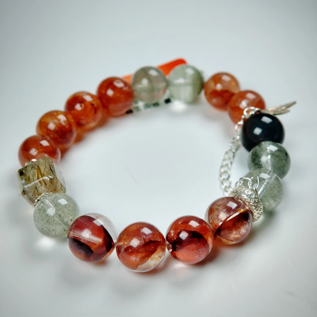 晶匠胶花悦彩设计手串  多样性发一  编号Z20461  双节