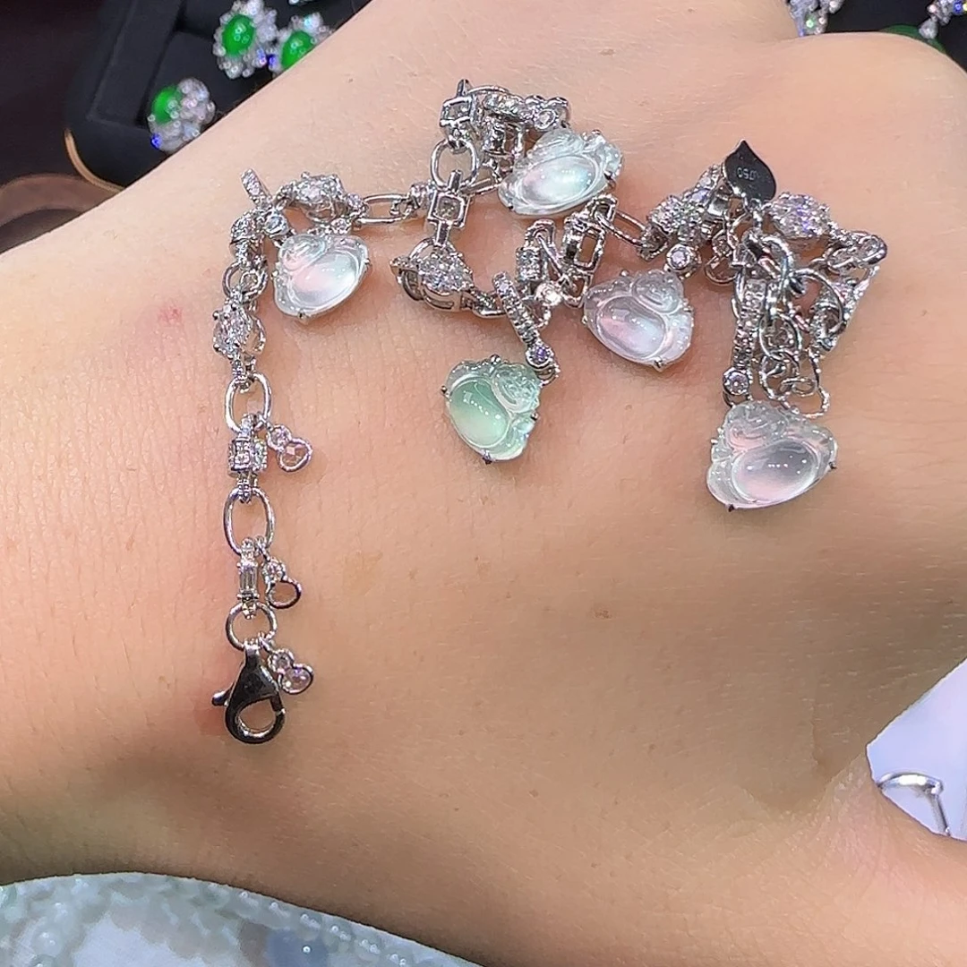 翡翠18K金镶嵌戒指