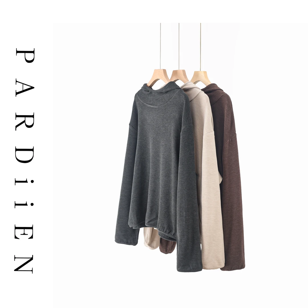 【北总严选】帕迪恩科耐丽百搭磨毛软糯弹力亲肤连帽卫衣25PD-85024