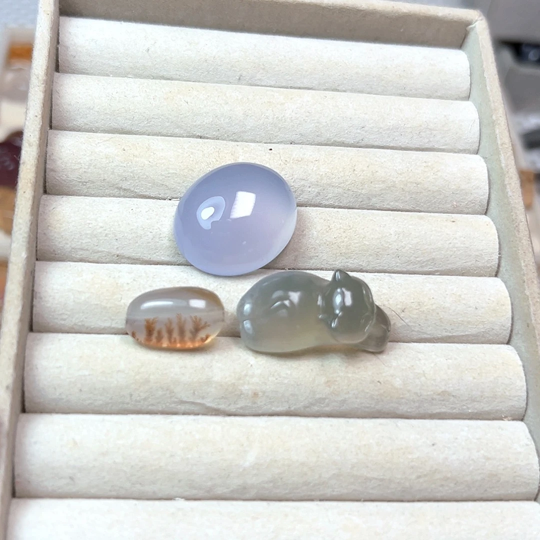 玛瑙/玉髓合金颈饰