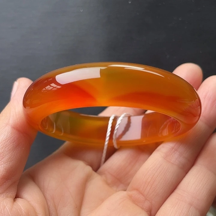 玛瑙/玉髓未镶嵌手镯51圈口