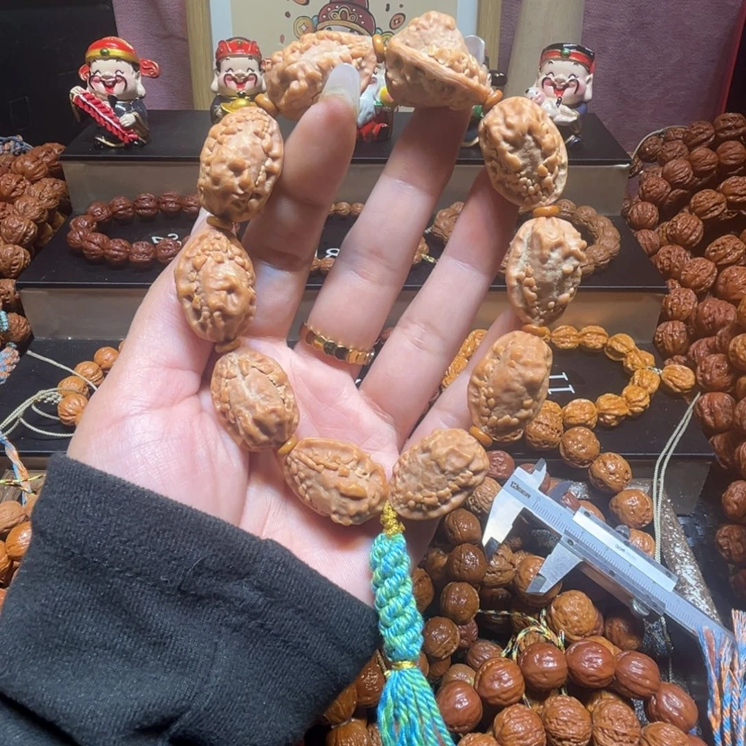 文玩核桃手串麒麟角