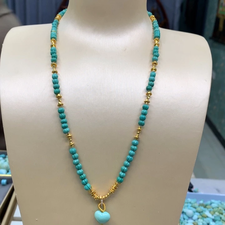 绿松石未镶嵌长链