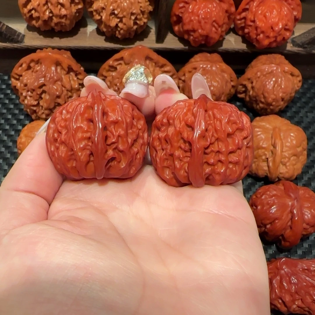 吊坠文玩核桃玉化白狮子34精品1169
