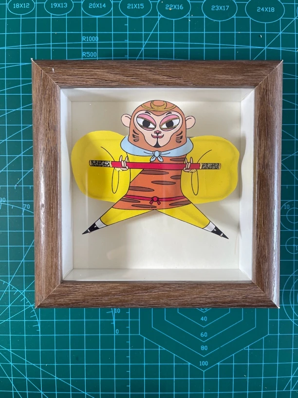 原创西游记系列风筝孙悟空手工描金