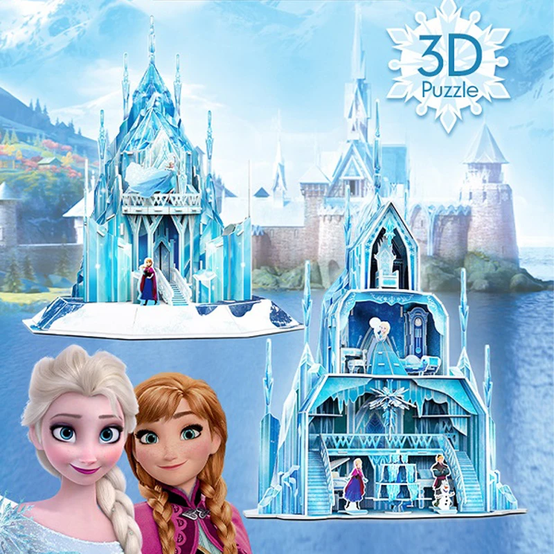 古部冰雪奇缘EPS立体拼图 玩具摆件装饰艺术