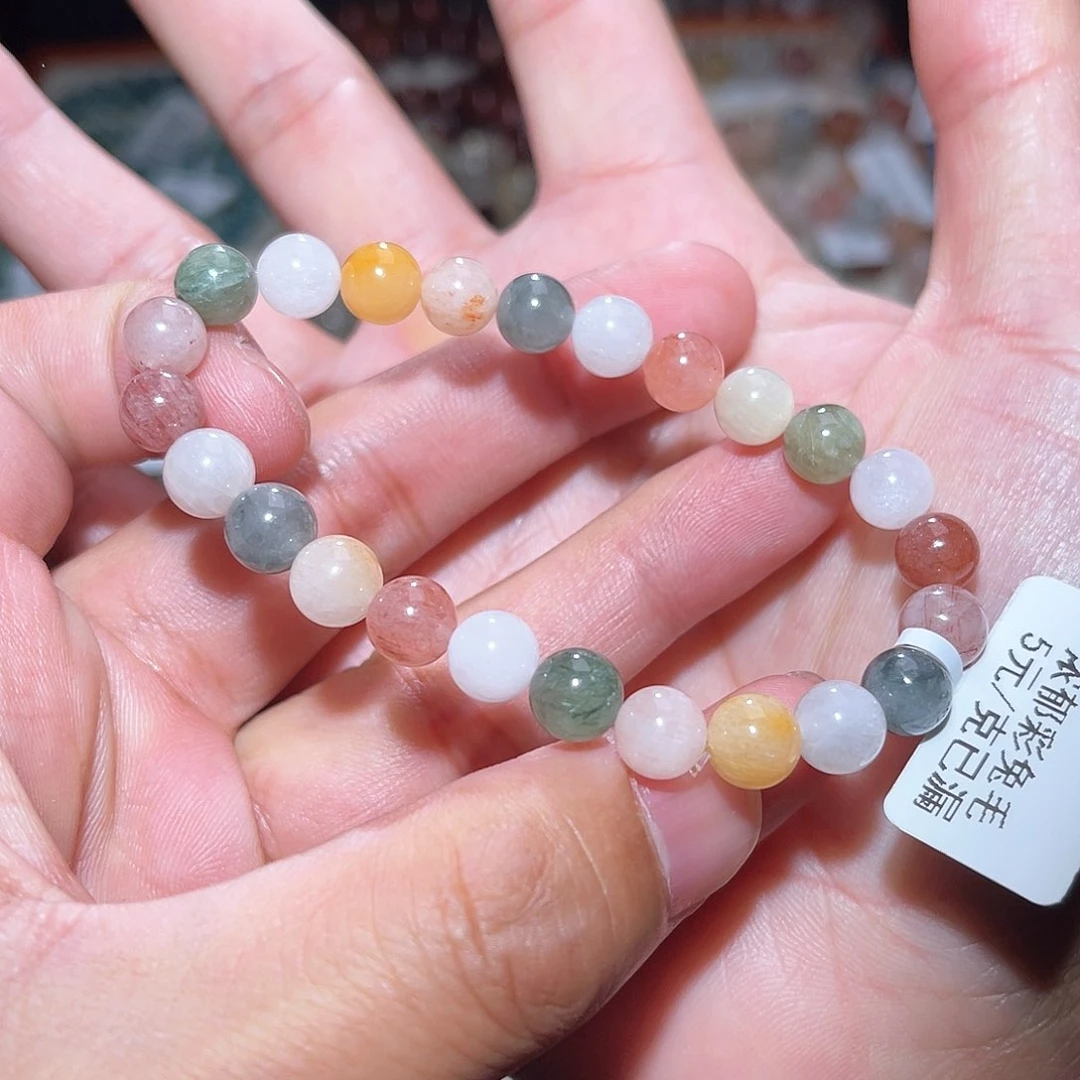 水晶手链未镶嵌285号主图手串  7+