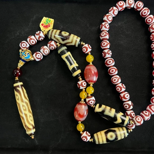 德吉藏*凤九眼多宝项链*图案颜色多样性发一件