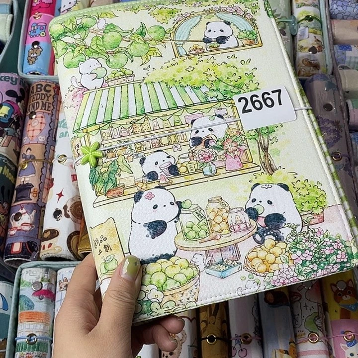 织绣A5活页不送纸2667