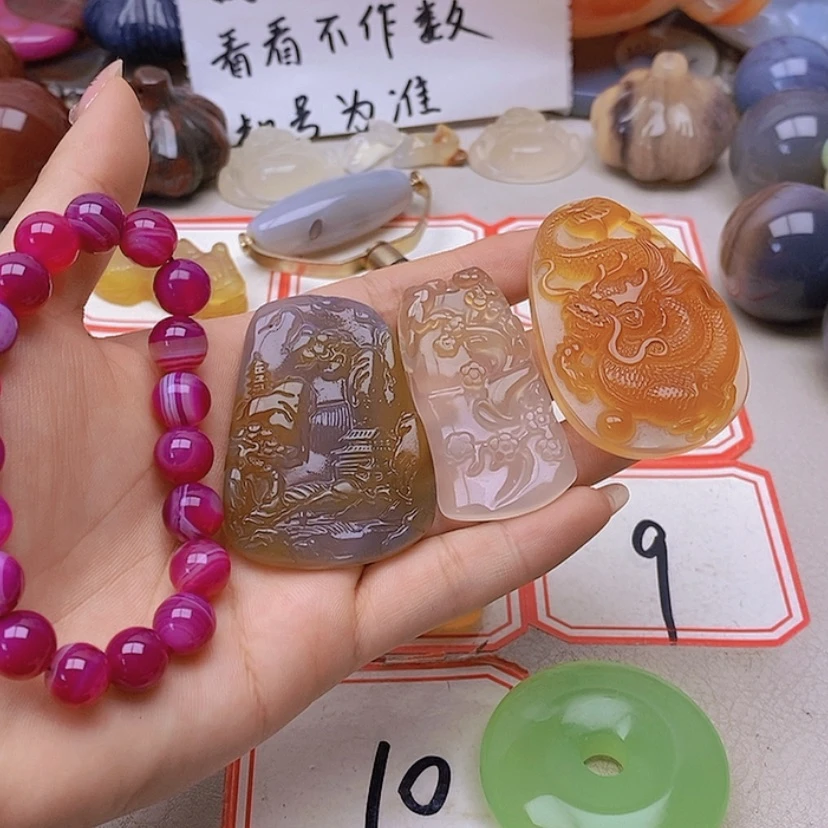 【闪购商品】未镶嵌玛瑙/玉髓珠宝半成品6****6