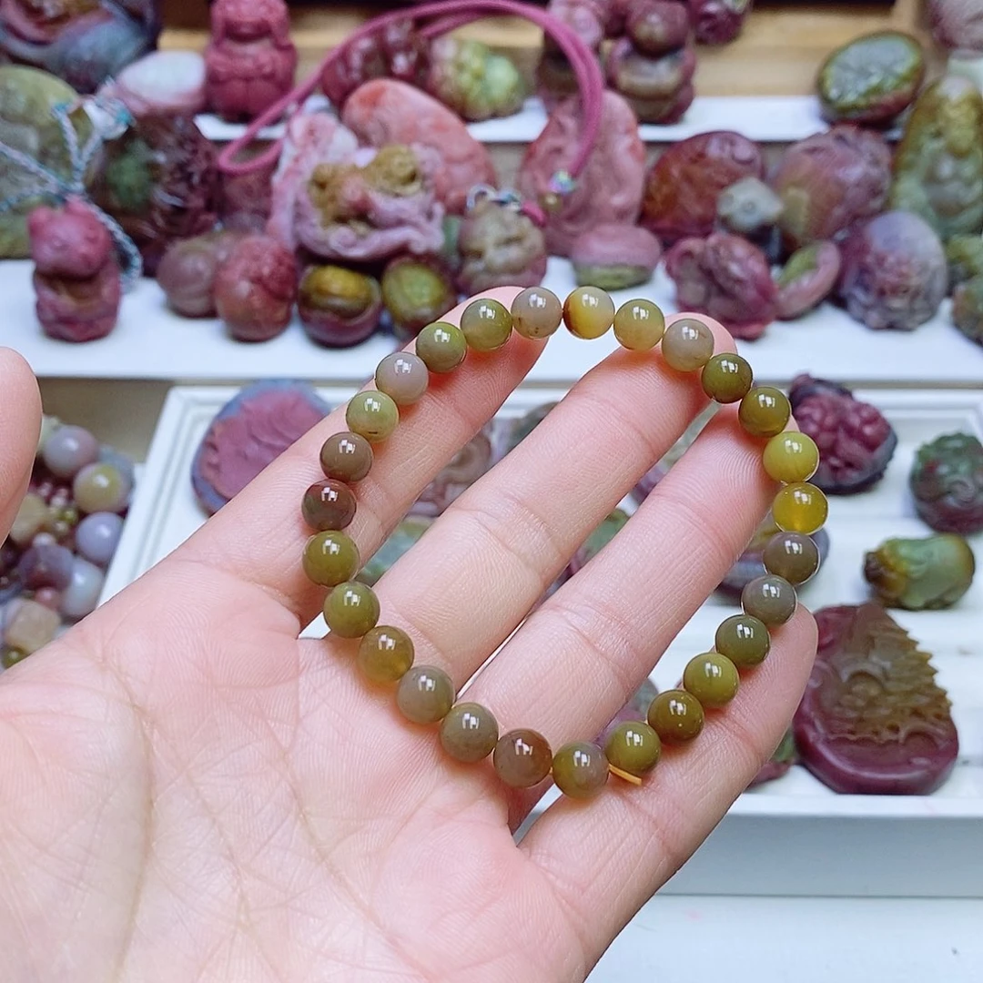 玛瑙/玉髓盐源玛瑙手链未镶嵌