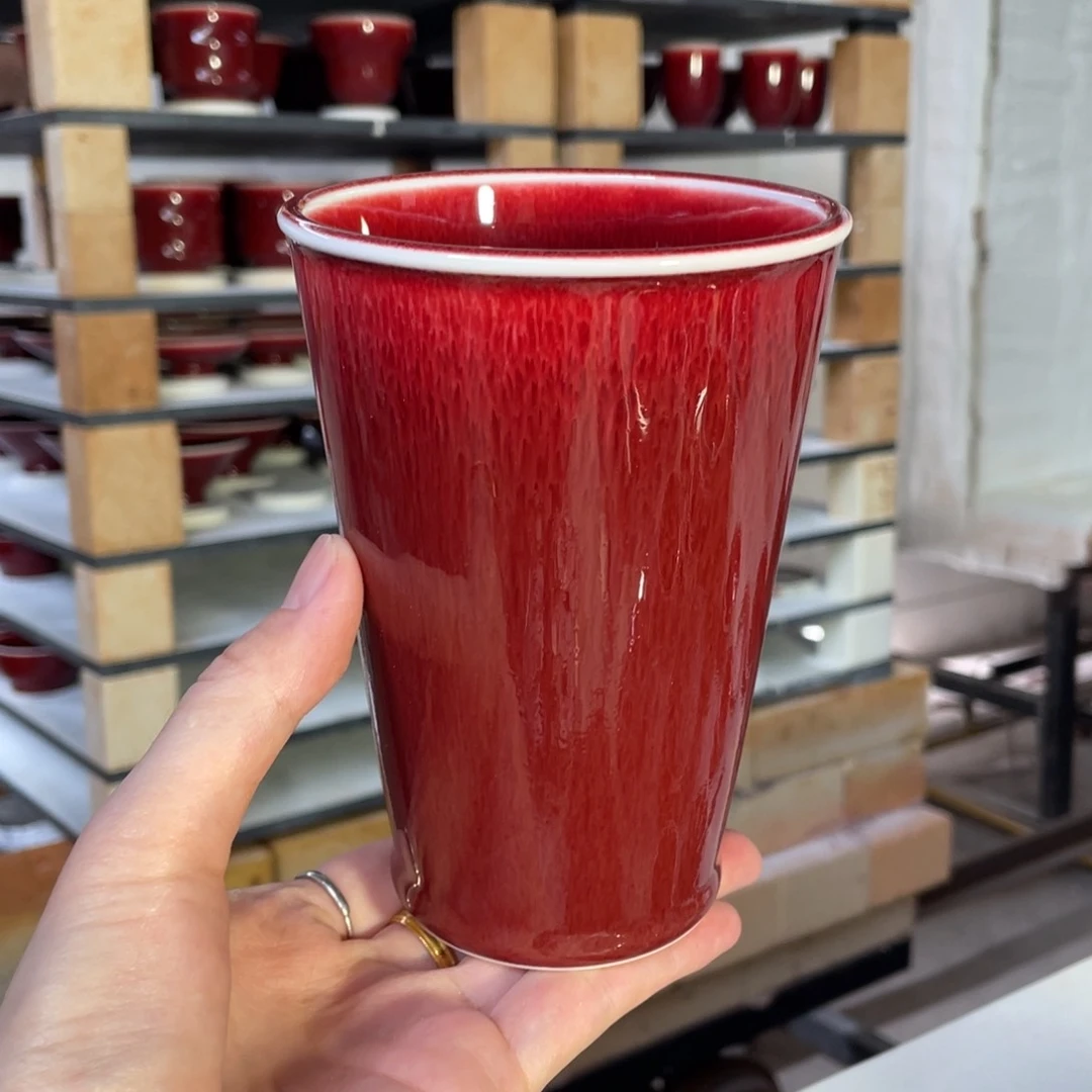 清欢雅玩原矿郎红福利可乐杯