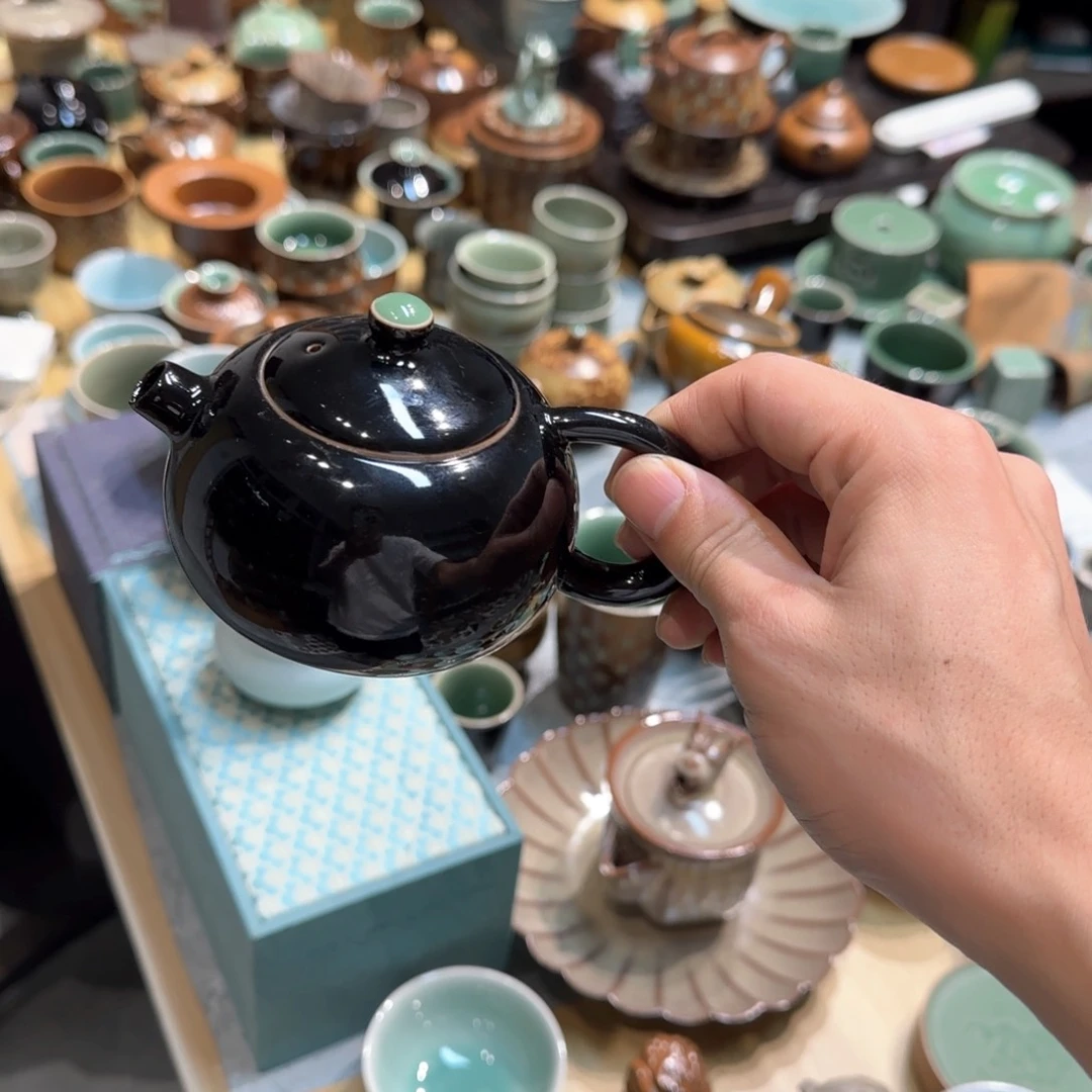 小金茶具青瓷茶器
