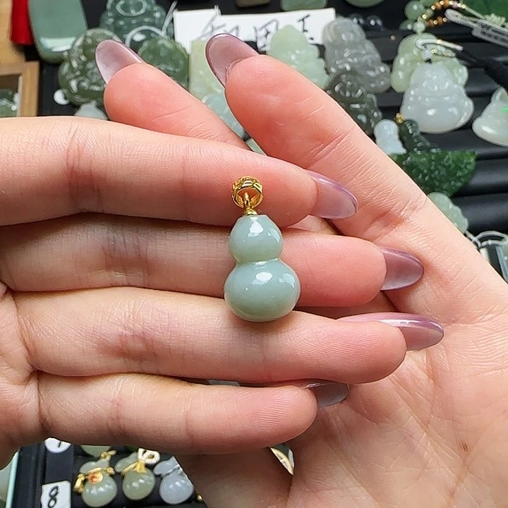 颈饰银S925镶嵌和田玉