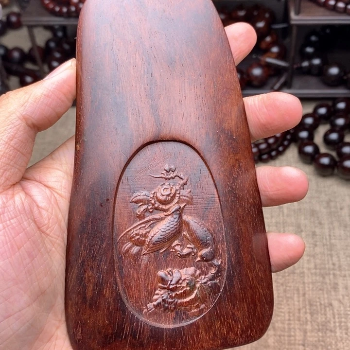 檀香紫檀（小叶紫檀）吊坠刮痧板