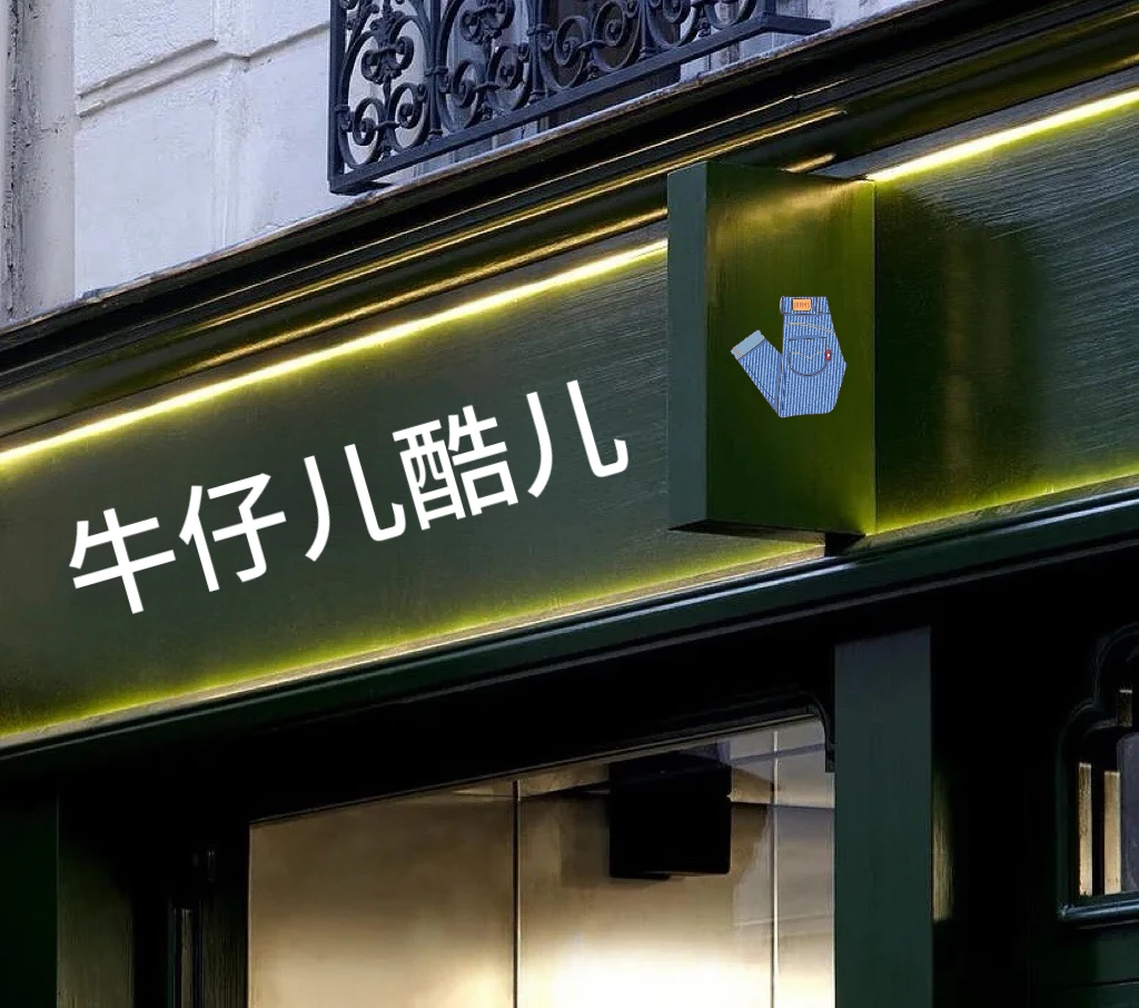 夏季休闲时尚中腰百搭男士通用小直筒牛仔裤