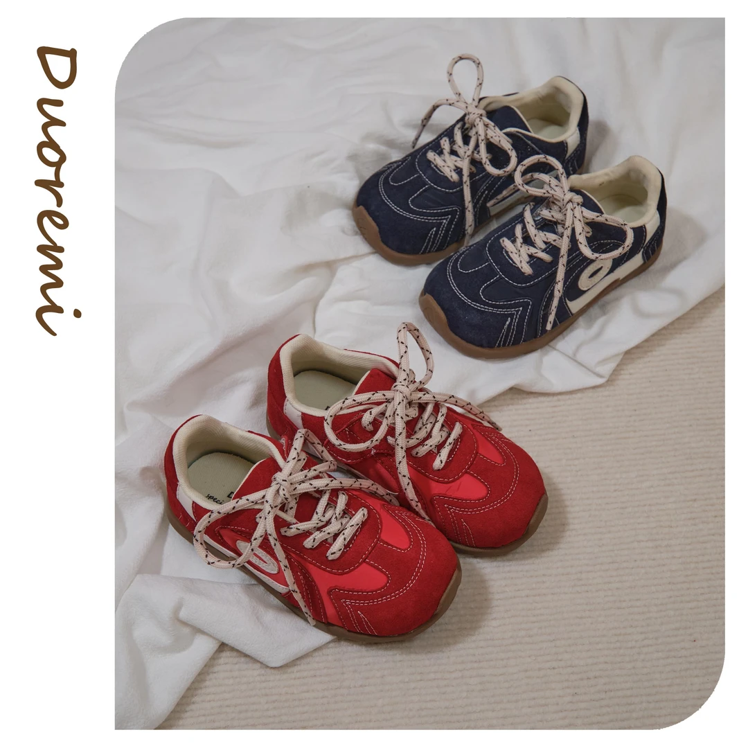 DuoReMi休闲鞋25AW17女轻便不限季节运动鞋复古秋季女童百搭