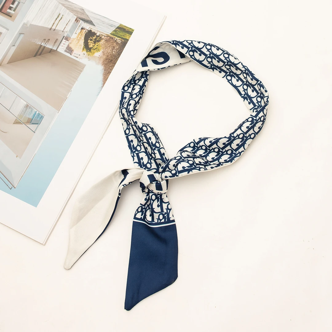 长条丝巾扎发百搭丝带发绳绑包菱形绑发小发带发饰高级感女飘带