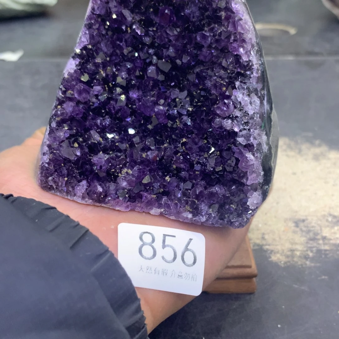 水晶摆件未镶嵌紫晶856