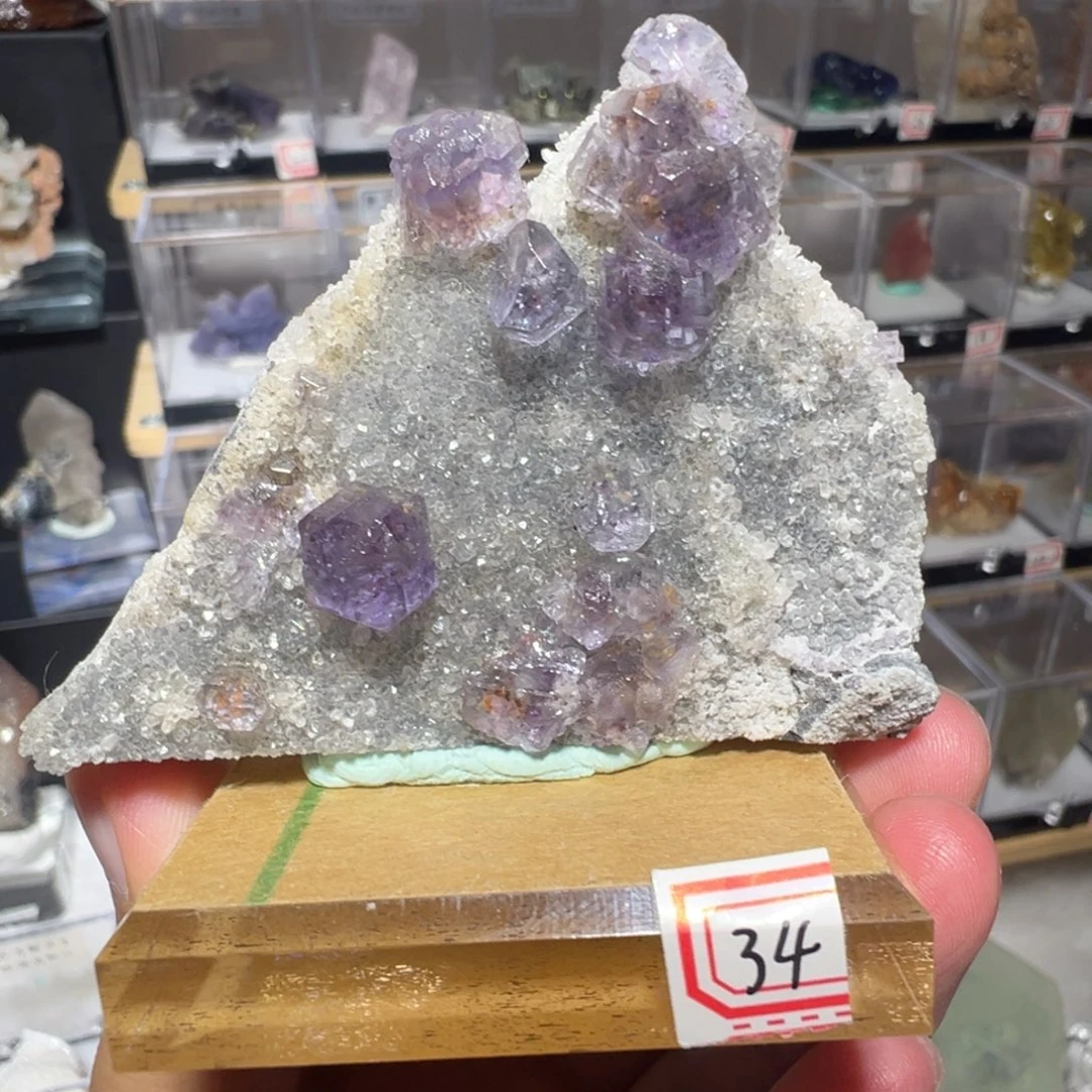 银S925镶嵌紫晶大型摆件（非配饰）