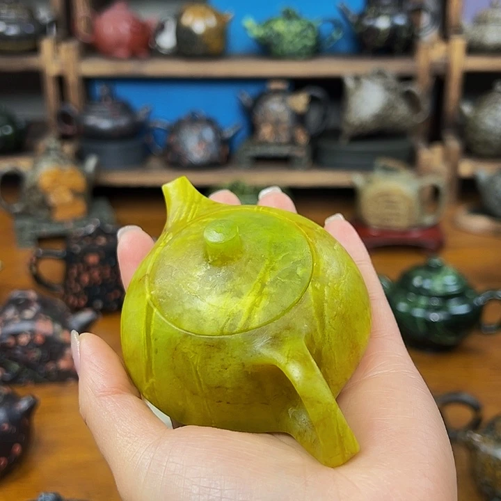 茶空间天然石料和田黄口木*