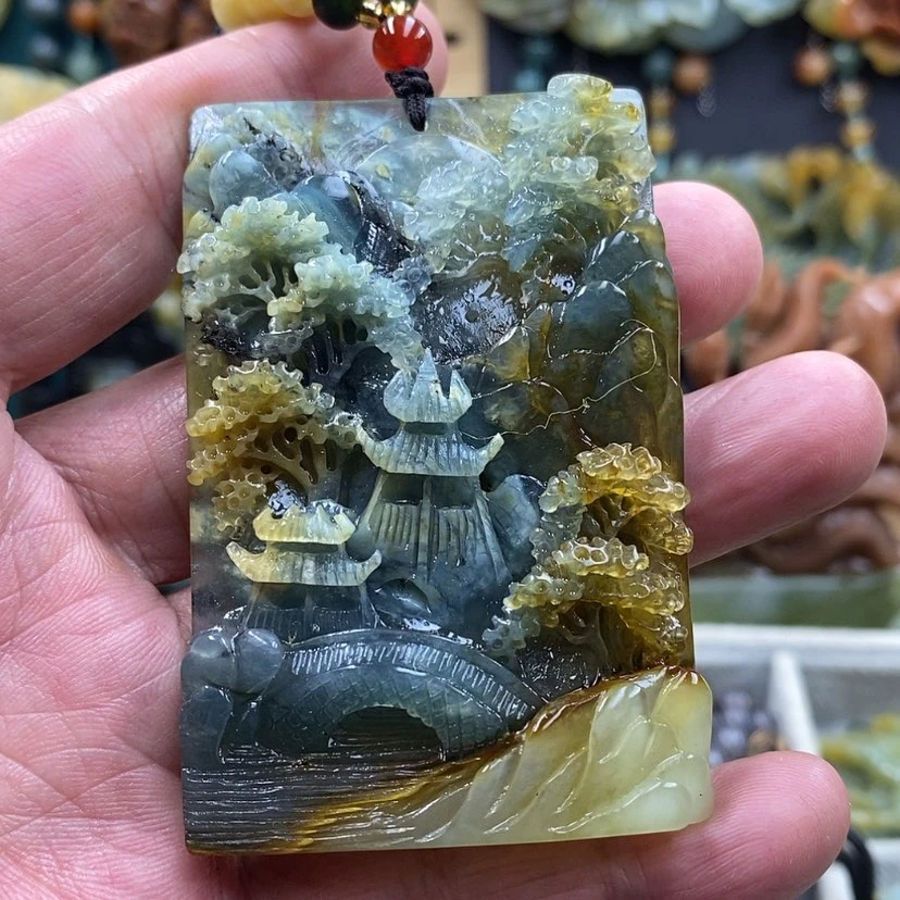 【闪购商品】未镶嵌岫玉吊坠