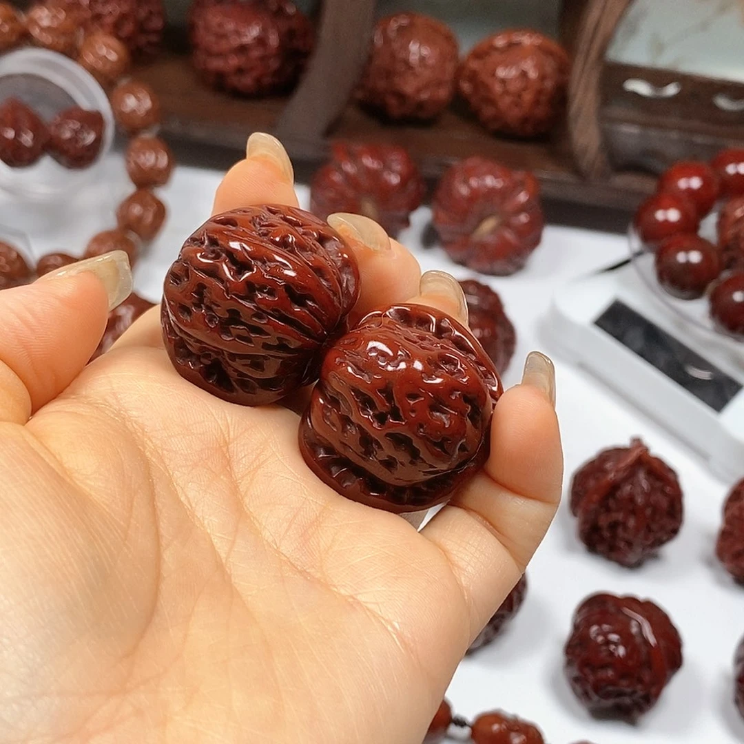 吊坠橄榄核四座楼 32