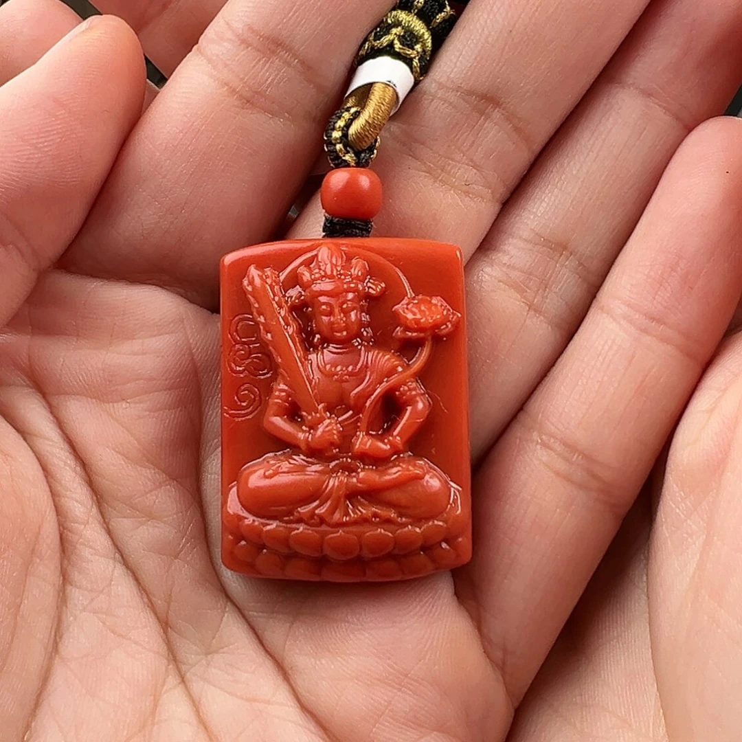 南红玛瑙吊坠未镶嵌