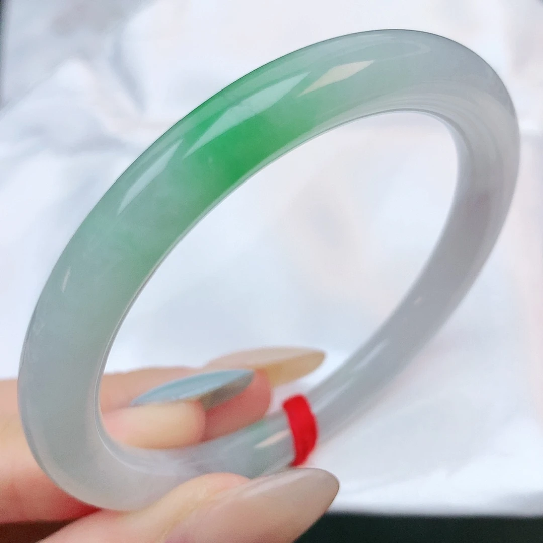 未镶嵌手镯翡翠53圆条882958