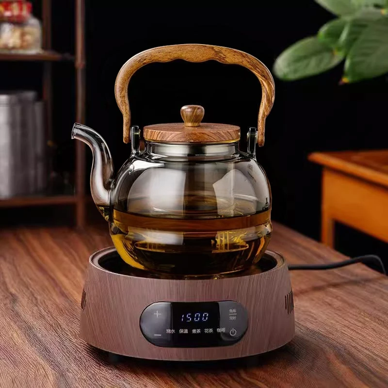 电陶炉煮茶器玻璃煮茶器电陶炉多功能家用保温定时玻璃茶具茶壶