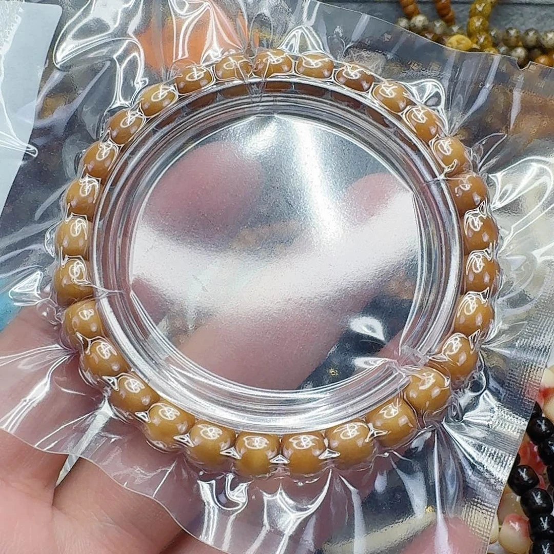 陈***。手串星月菩提78龙脊菩提单圈8×7