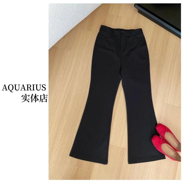 【AQUARIUS 】（千禧辣妹）喇叭休闲西裤9908
