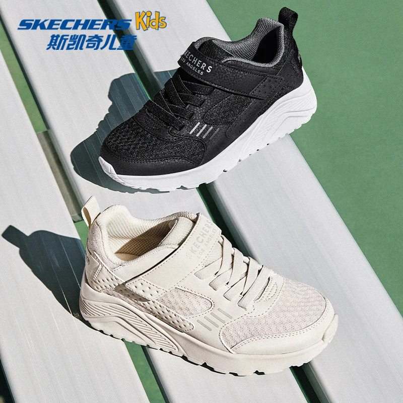 Skechers斯凯奇男童舒适跑步鞋秋季儿童运动鞋魔术贴童鞋403696L