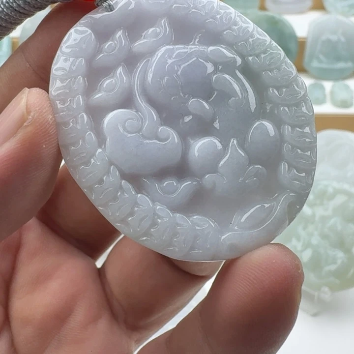 翡翠未镶嵌颈饰天然缅甸A货翡翠