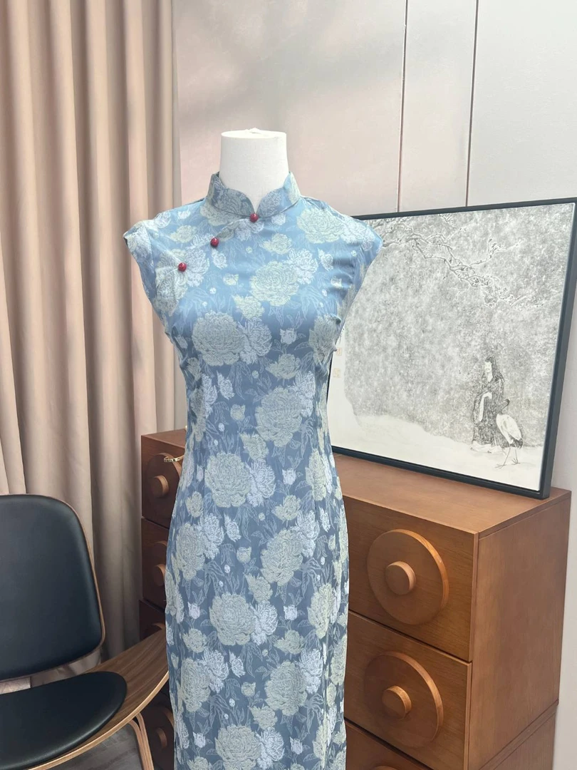 2025新款时尚旗袍 设计师新款 显瘦国风旗袍气质女士-016