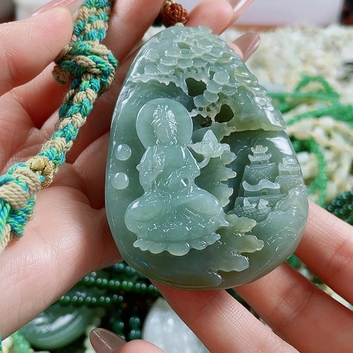 颈饰未镶嵌和田玉