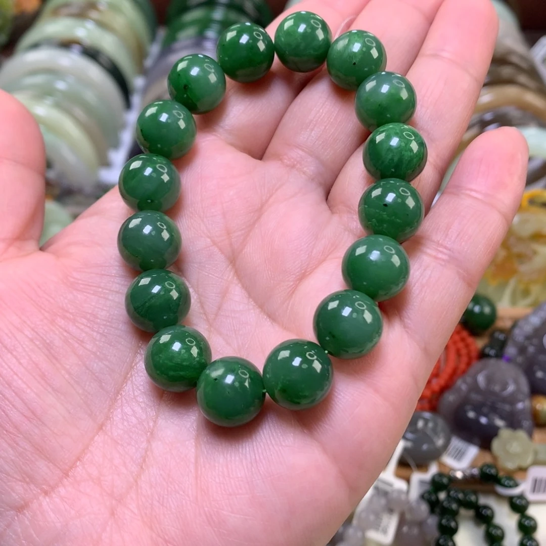 和田玉未镶嵌手链卡12