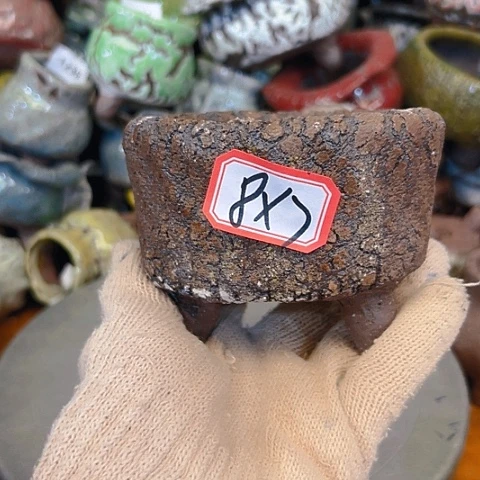 粗陶花盆手工花盆制作