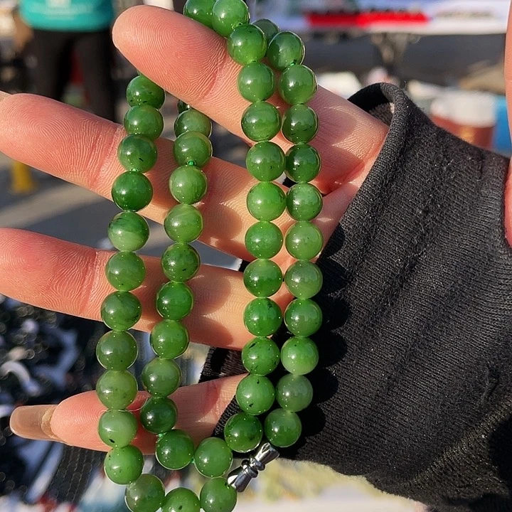 和田玉颈饰未镶嵌碧玉妈妈链约卡8多样性拍一发一TG