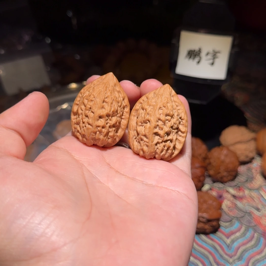 把件核桃1320号33沈阳鸡心文玩核桃