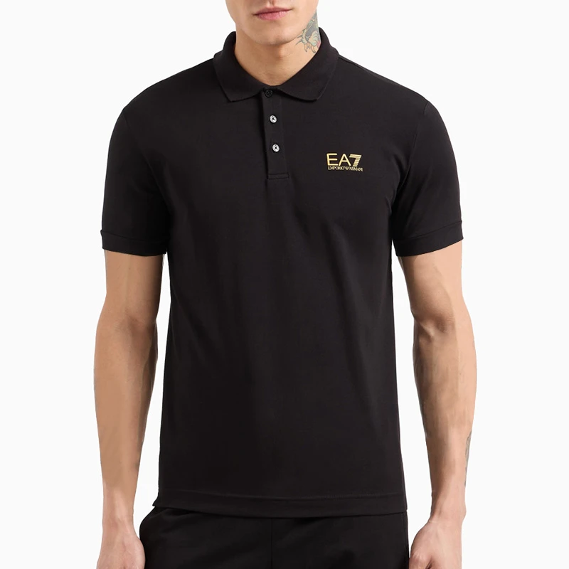 EA7 Emporio Armani男士夏季透气简约商务短袖POLO衫8NPF14PJVQZ