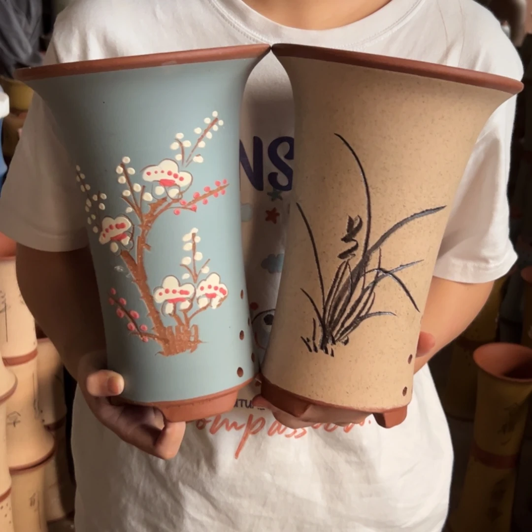 宜兴川阁紫砂花盆