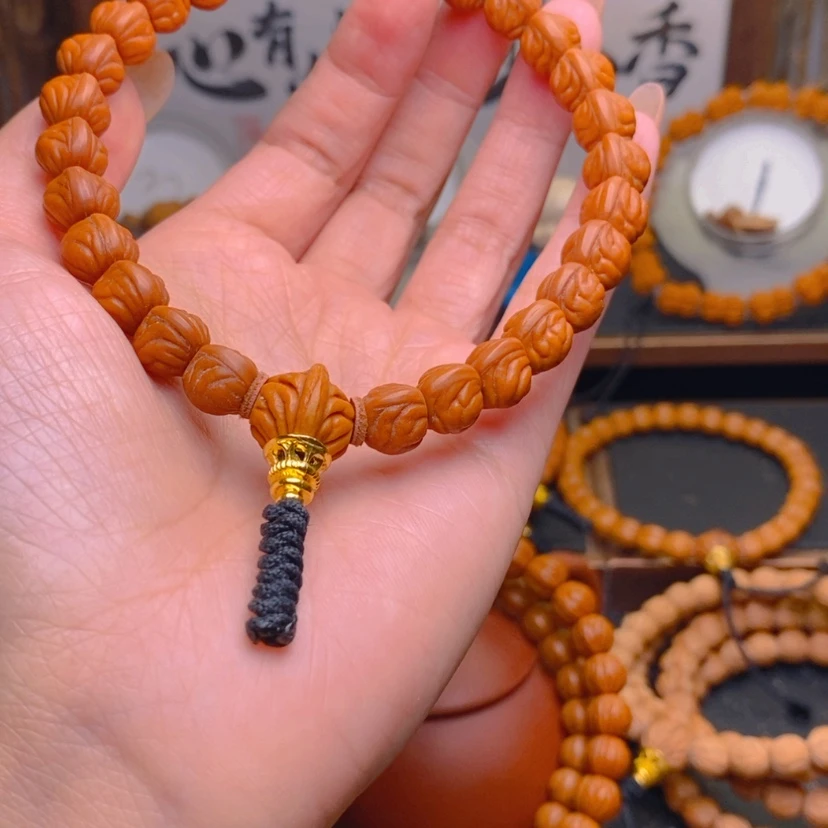 【闪购商品】桃核手串0*0龙文桃核
