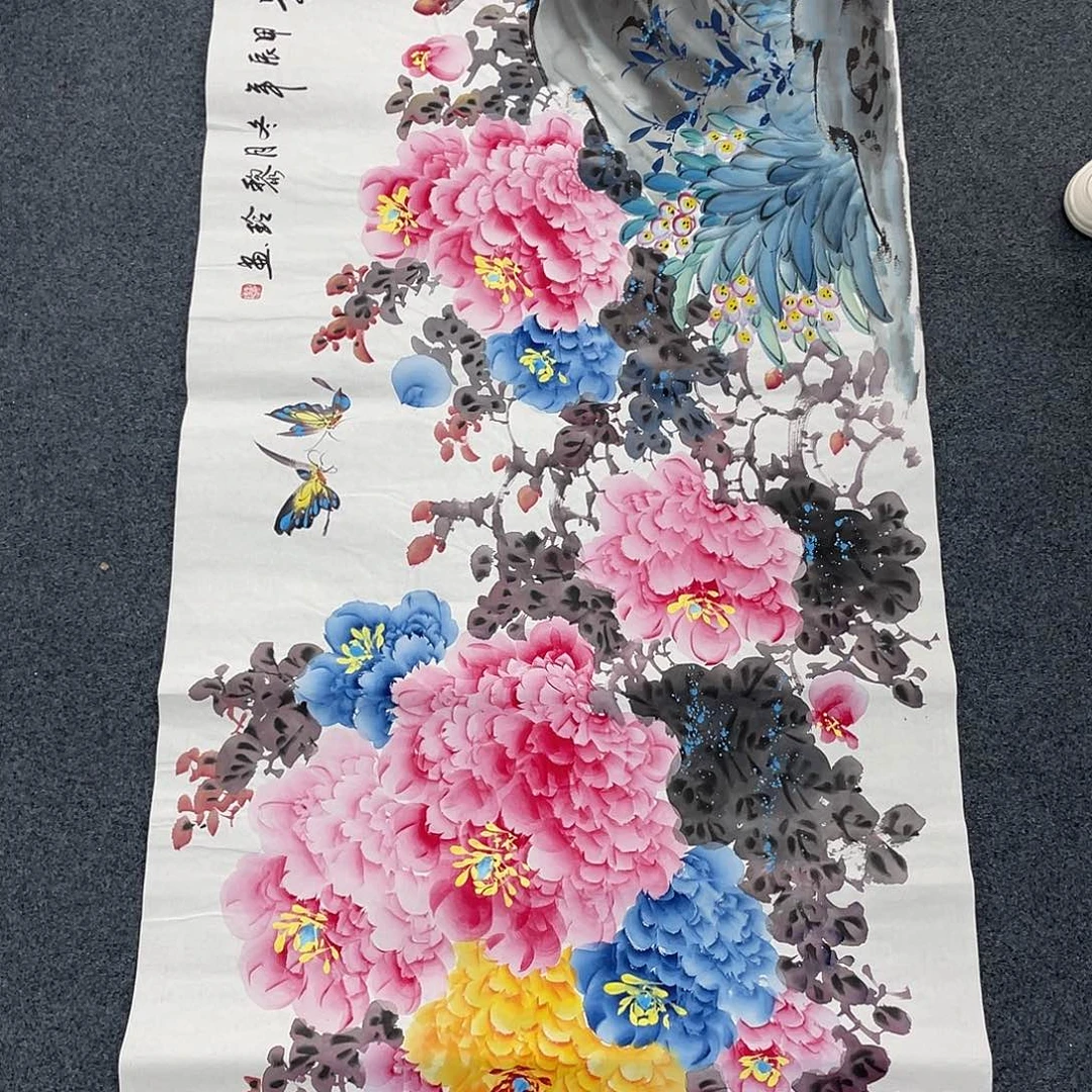 国画纯手绘字画宣纸