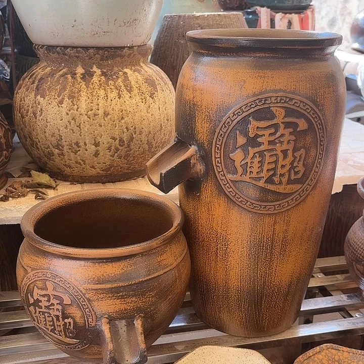 粗陶口径19/39，20/17进水口2.5厘米