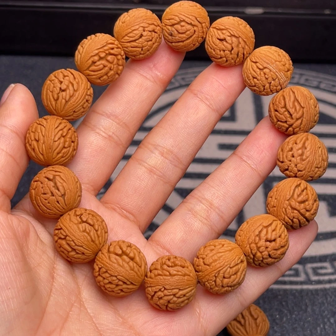 桃核手串绣球桃核15