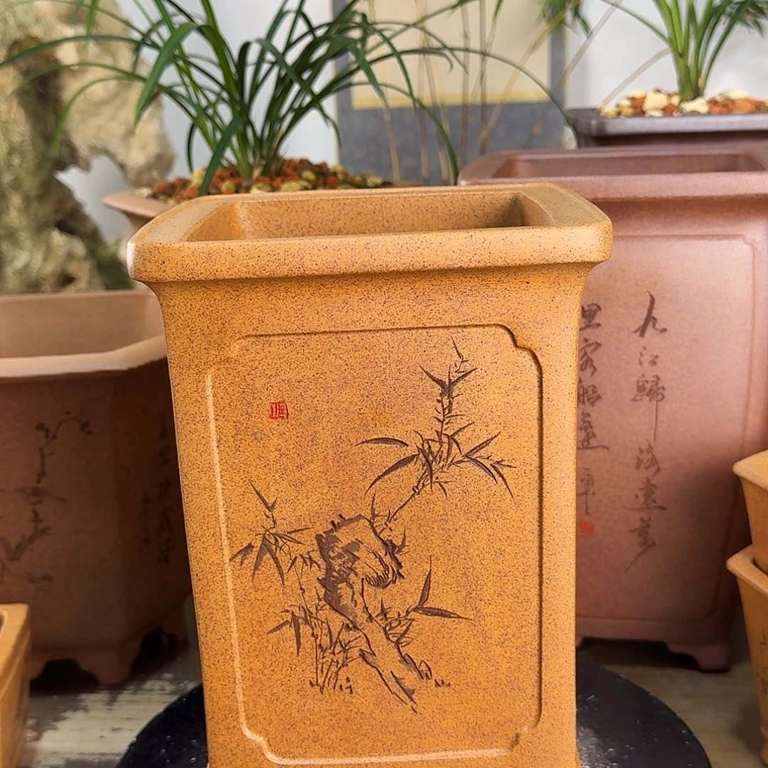 龙***祥紫砂花盆紫砂花盆